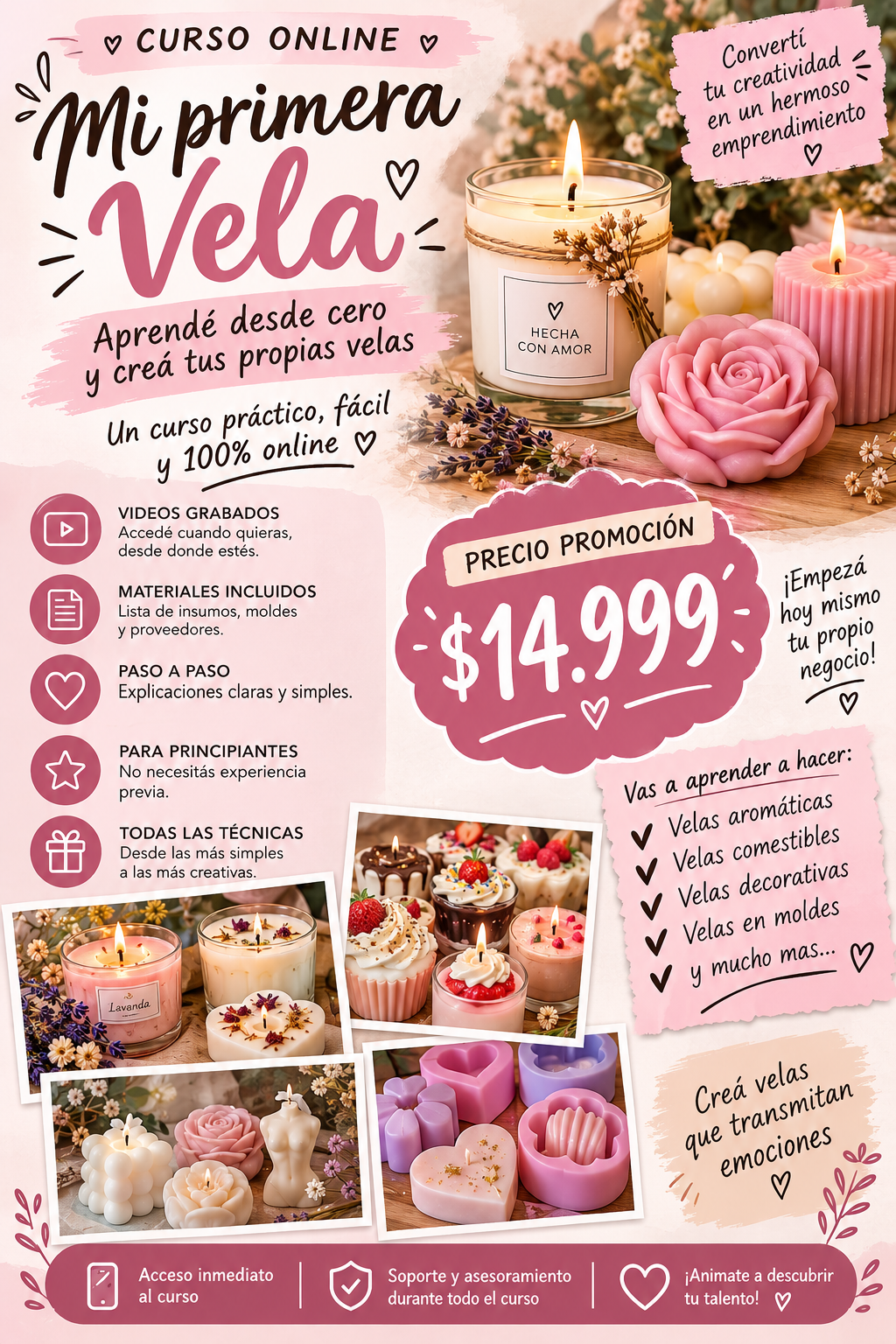 Curso de Velas + Bonus de Regalo